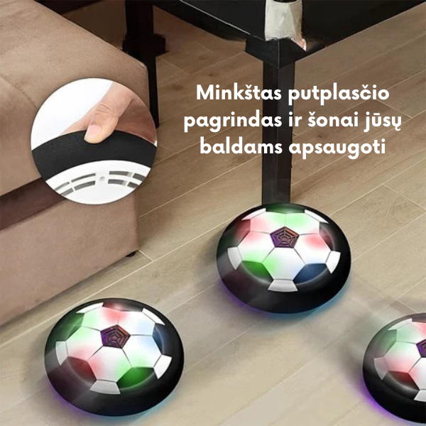 LED vidaus futbolo kamuolys