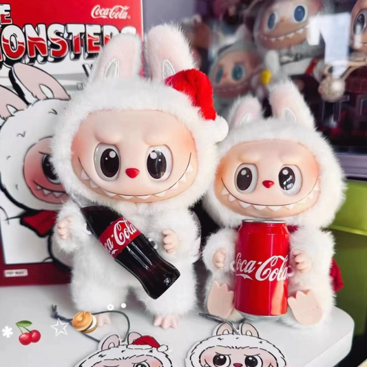 LABUBU „COCA-COLA“ kolekcijos riboto leidimo slapta dėžutė iš Pop Mart
