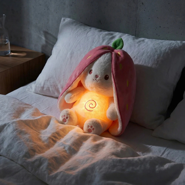 Kvėpuojantis meškiukas „Braškė“