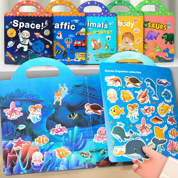 Vaikiška lipdukų knygelė