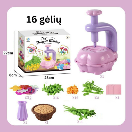 Gėlių kūrybos rinkinys vaikams