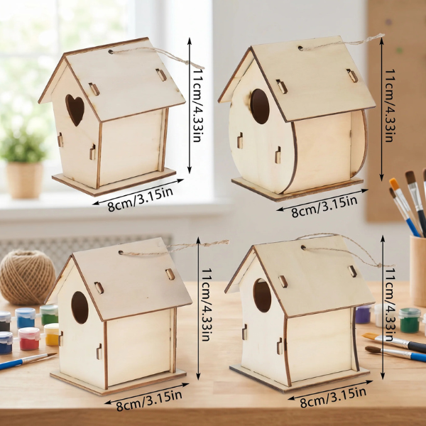 DIY medinis inkilėlis vaikams