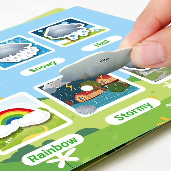 Vaikiška Montessori užimtumo knygelė