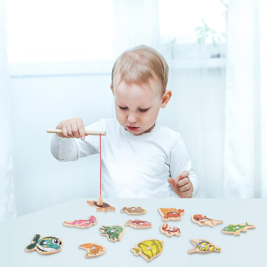Montessori magnetinis žvejybos žaidimas vaikams