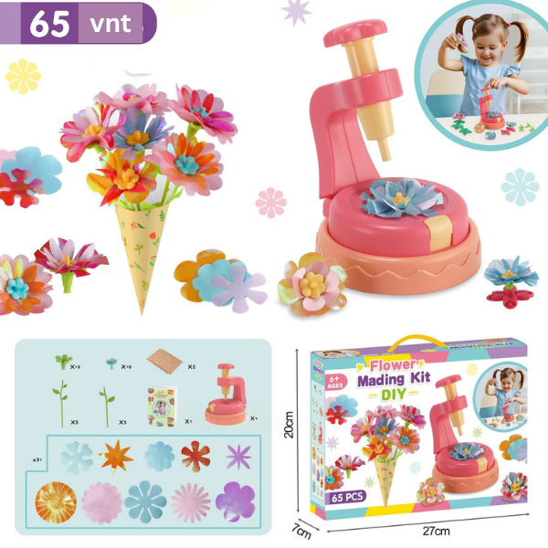 Gėlių kūrybos rinkinys vaikams