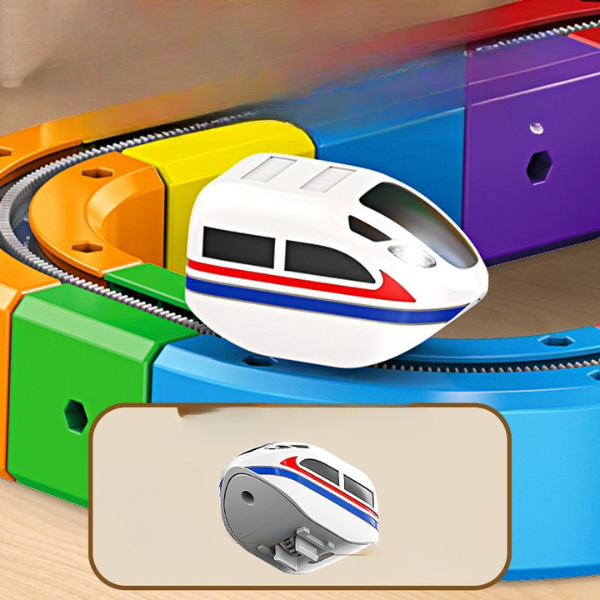 Magnetinė antigravitacinė trasa su traukinuku