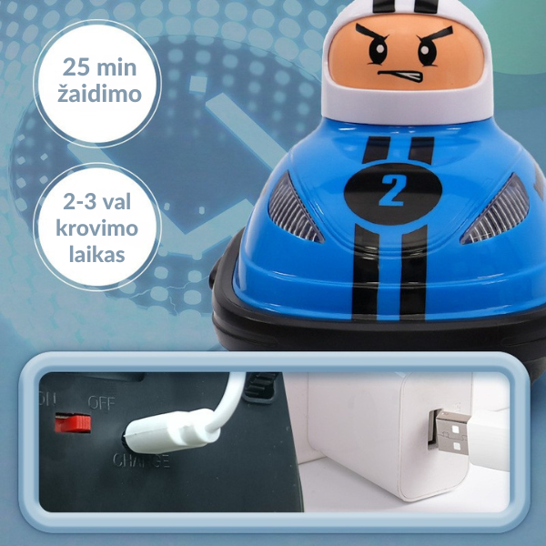 Linksmas mašinyčių žaidimas