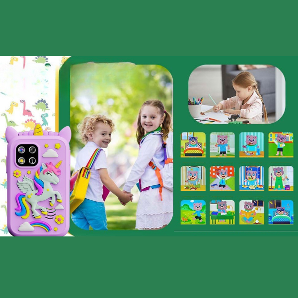 Vaikiškas edukacinis išmanusis telefonas