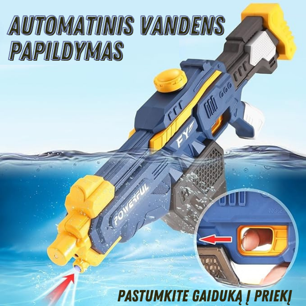 SuperPatranka™ - Automatinis Vandens Šautuvas