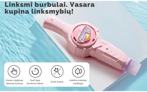 Stebuklingas dūmų burbulų aparatas