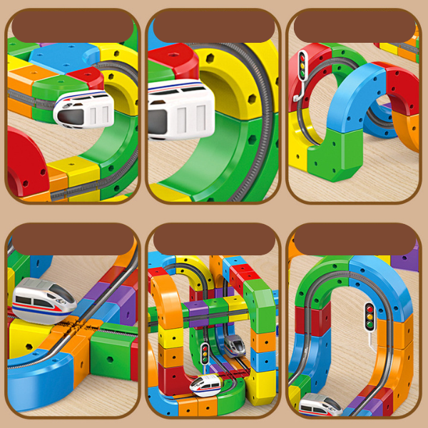 Magnetinė antigravitacinė trasa su traukinuku