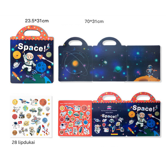 Vaikiška lipdukų knygelė