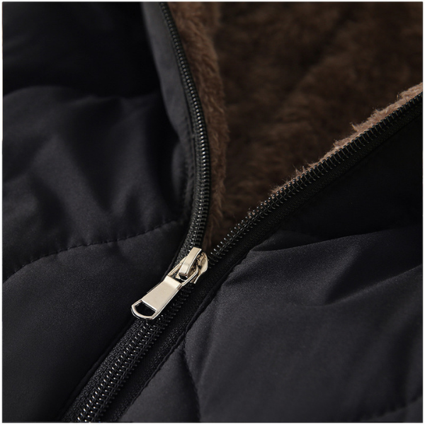 Šiltas žieminis kūdikio kombinezonas su kapišonu