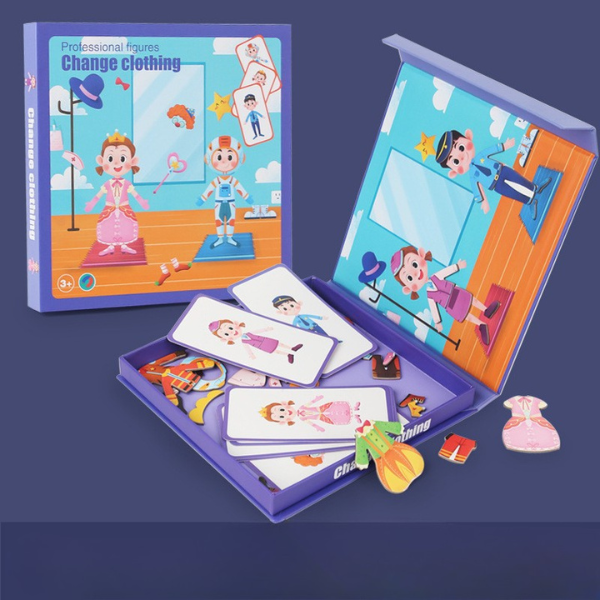 Edukacinis emocijų pažinimo magnetinis dėlionės žaidimas