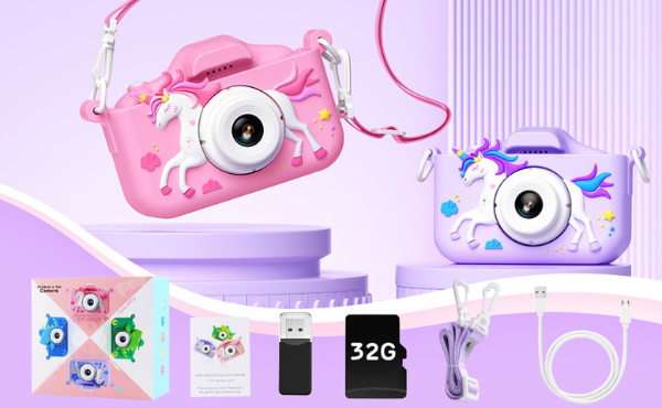 Vaikiškas skaitmeninis fotoaparatas