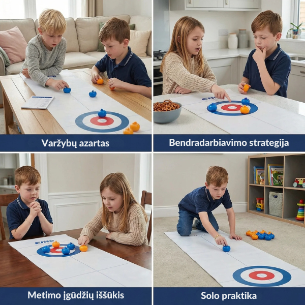 Stalo sporto žaidimas visai šeimai