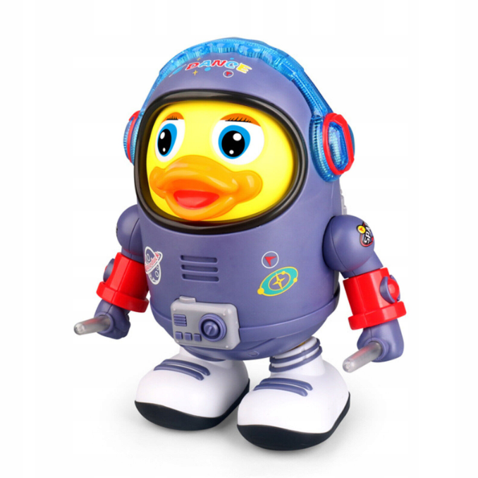 Interaktyvi šokanti antis - kosmonautė