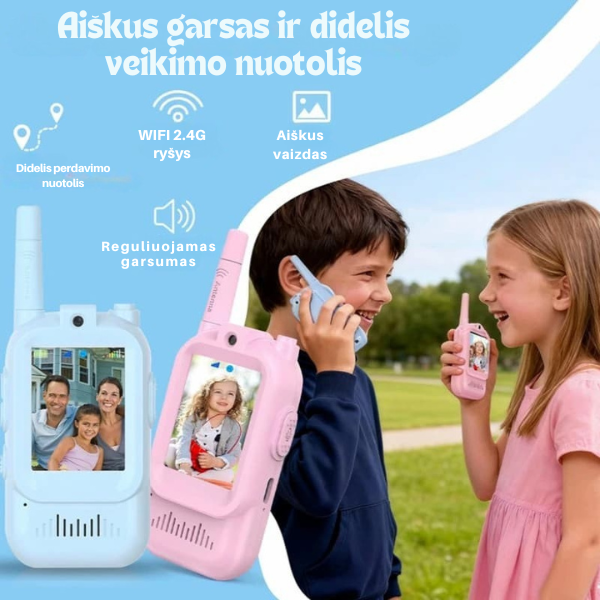 Vaikiškos video racijos su ekranu (2 vnt.)