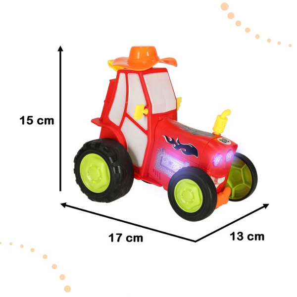 Interaktyvus automobilis - traktorius su pulteliu